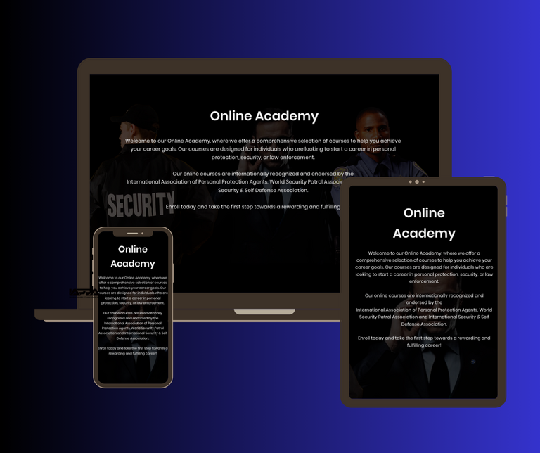 security online academy